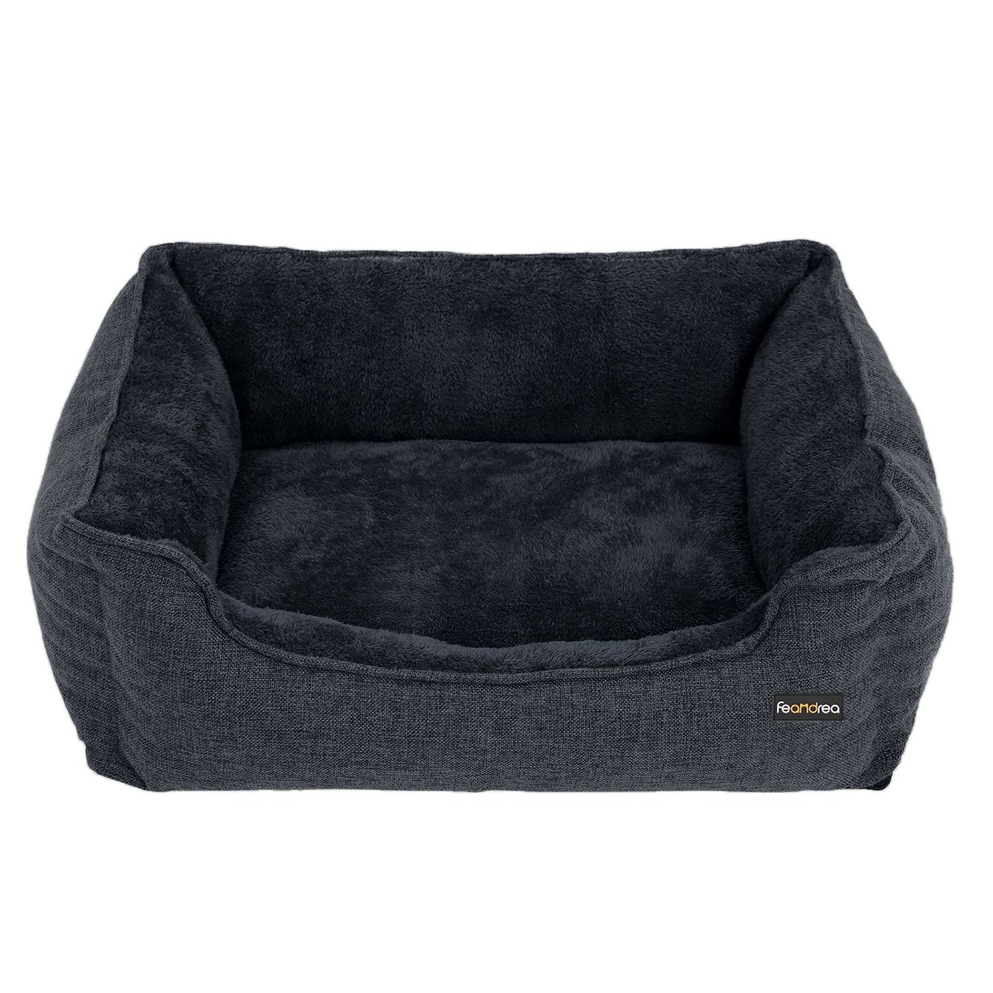 Hondenmand Met Extra Hoge Randen L - Linnenlook - Voor Grote Honden