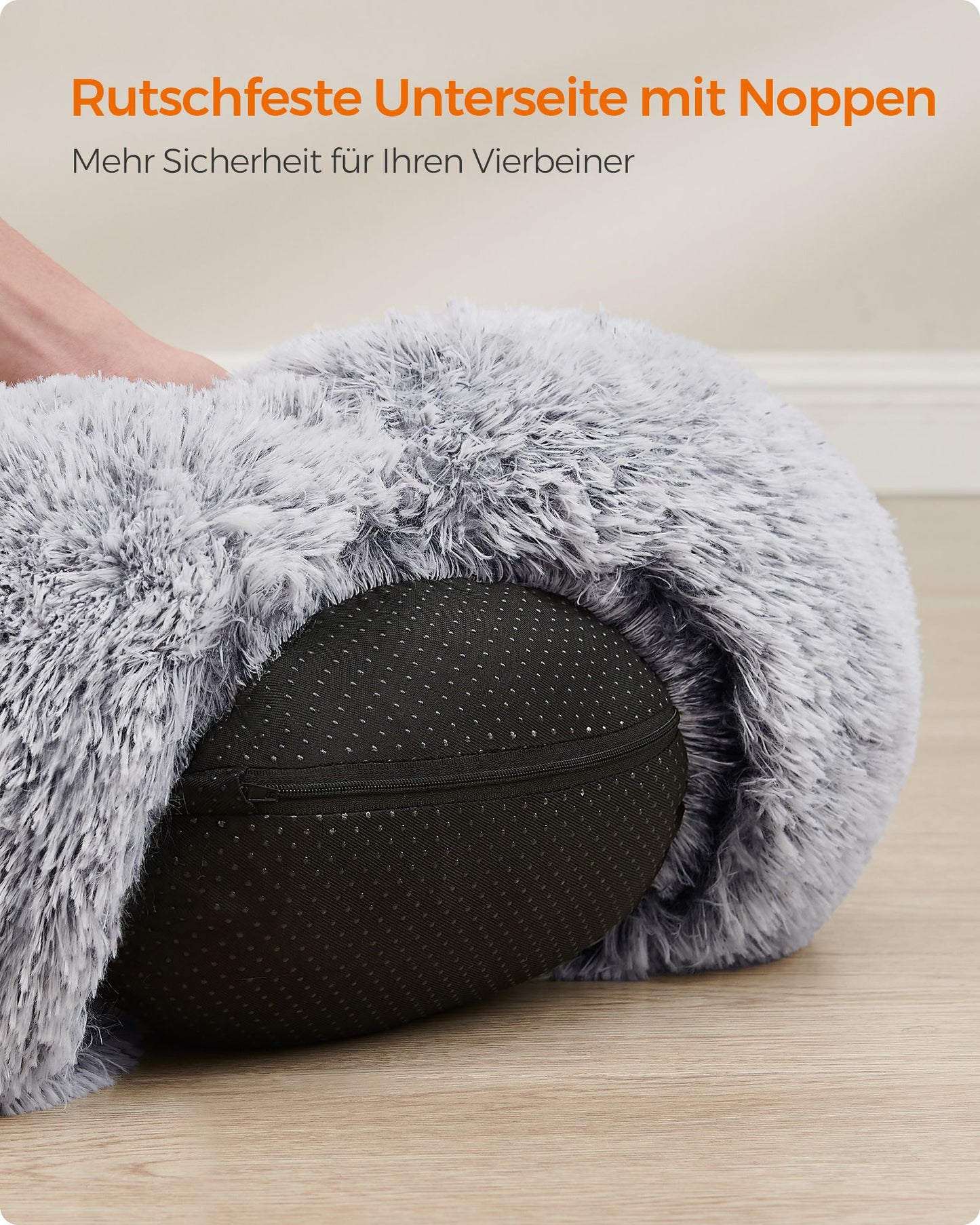 Mini Donut Bedje 40 cm - Voor Kittens En Mini Rassen - Zacht Pluche