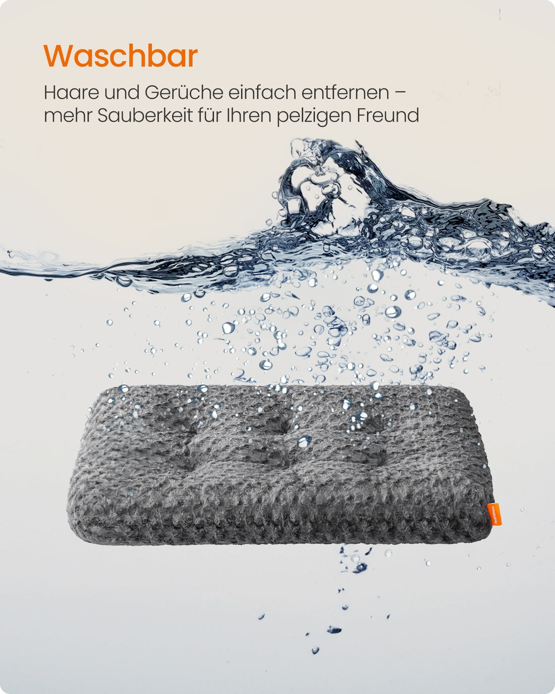 Hondenbed Met Rozenpatroon Pluche - Compact Formaat - Maat S