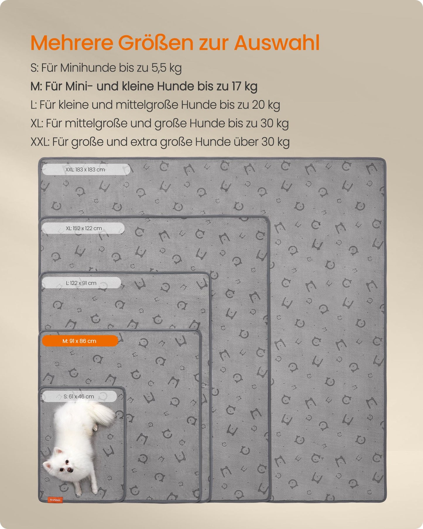 Wasbare Puppy Trainingsmatten M Set Van 2 - Waterdichte Kern - Antislip Noppen