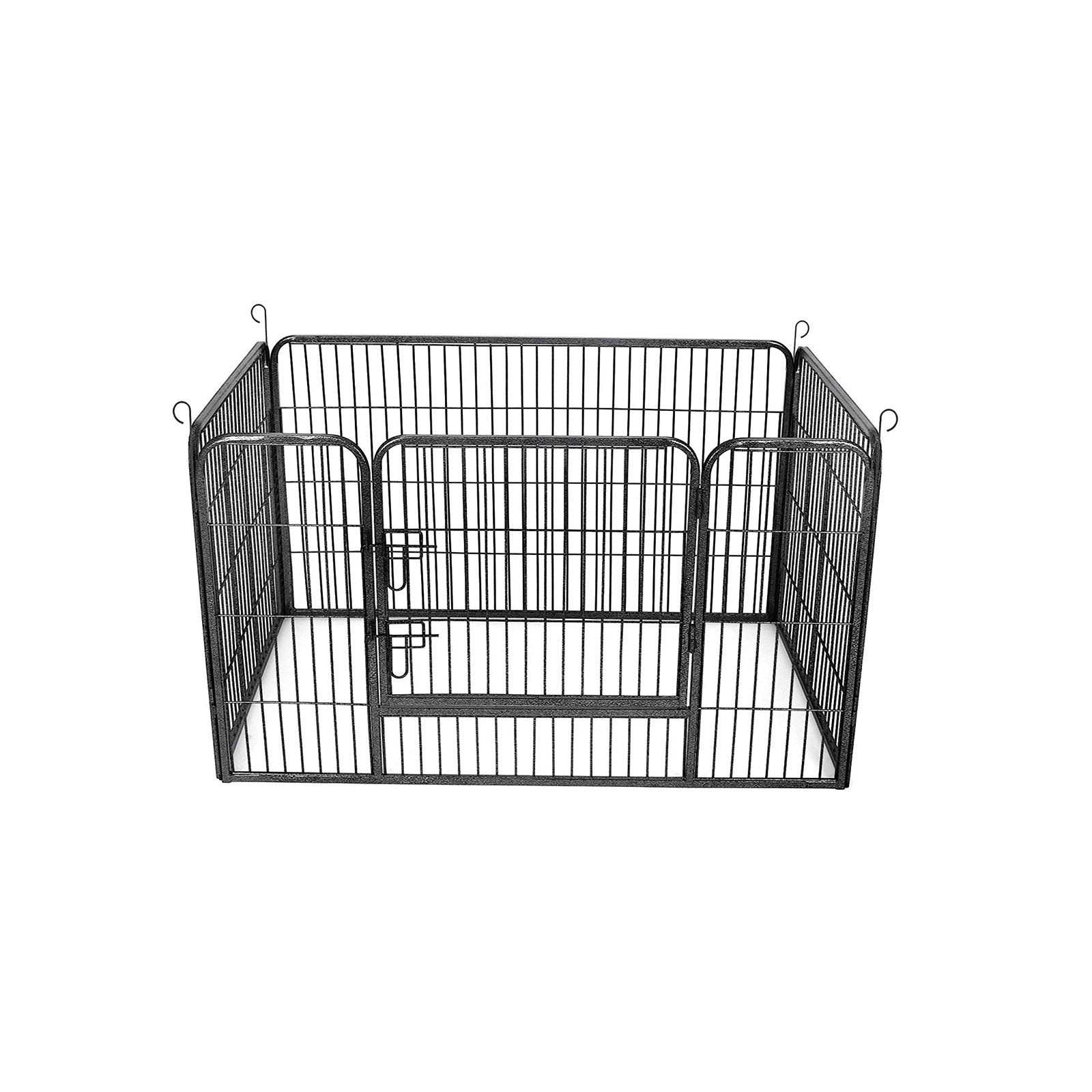 Metalen Puppyren Met Deur - Poedercoating Voor Buiten - Opvouwbaar