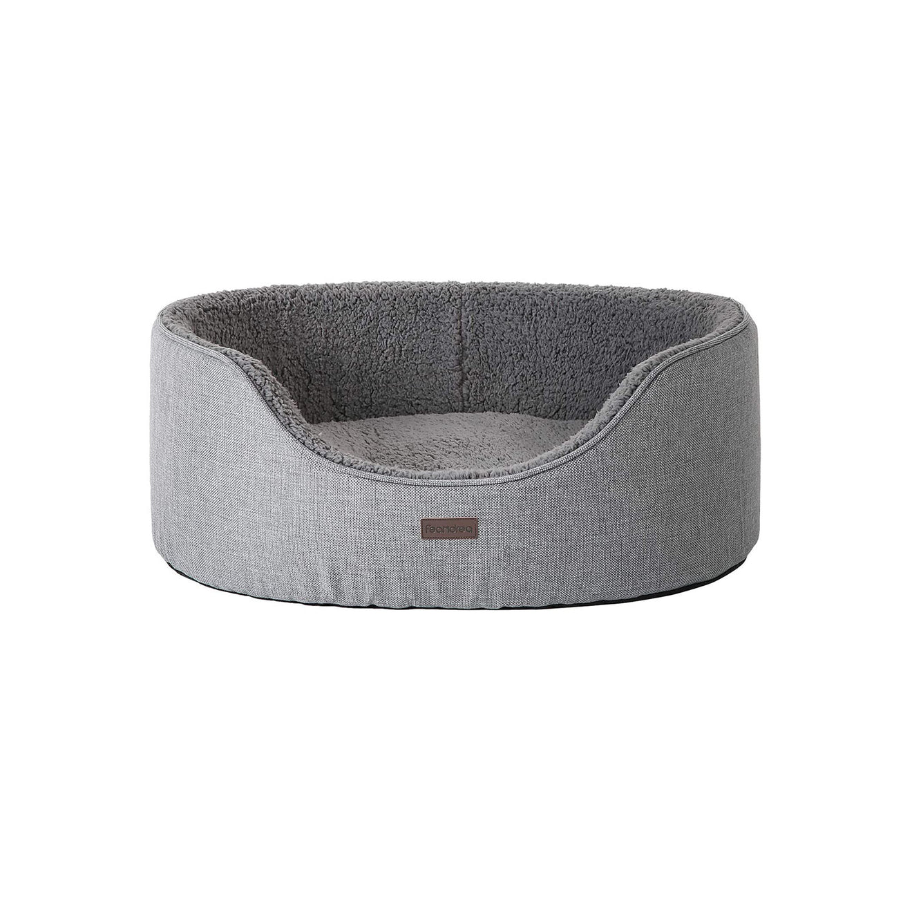 Hondenbed Met Wendekussen XL - Wasbare Kussenhoes - Pluche En Linnenlook