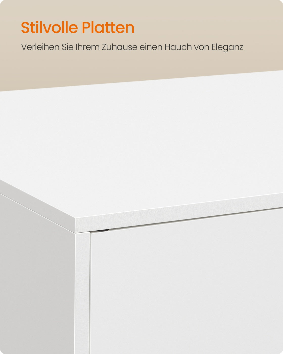 Kattenbakmeubel Met Magneetdeuren - Gouden Grepen - Uitneembare Tussenwand