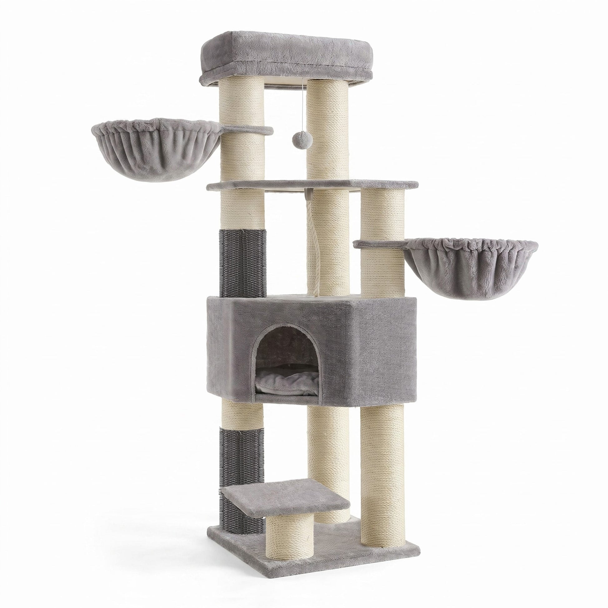 Krabpaal Met Zelfverwarmende Dekens - Voor Meerdere Katten - Extra Stabiel