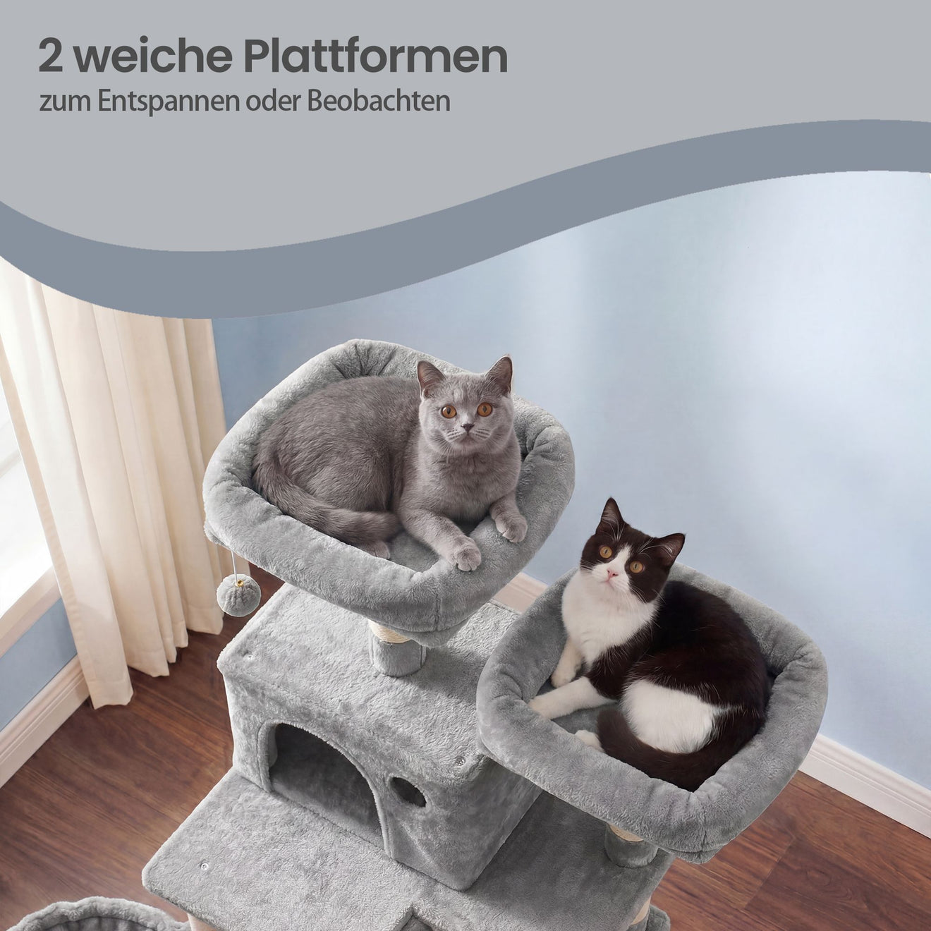 Krabpaal Met 13 Krabzuilen En Krabramp - Twee Ruime Platforms - Voor Klimprofs