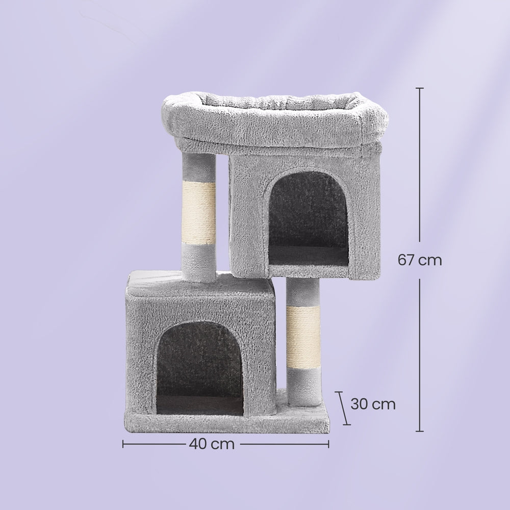 Kleine Krabpaal Met Kattenhol - Laag Instapmodel - Voor Kittens En Senioren