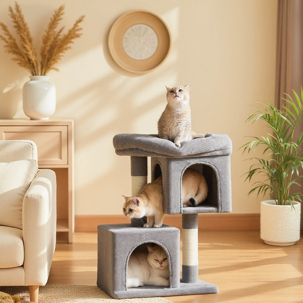 Kleine Krabpaal Met Kattenhol - Laag Instapmodel - Voor Kittens En Senioren