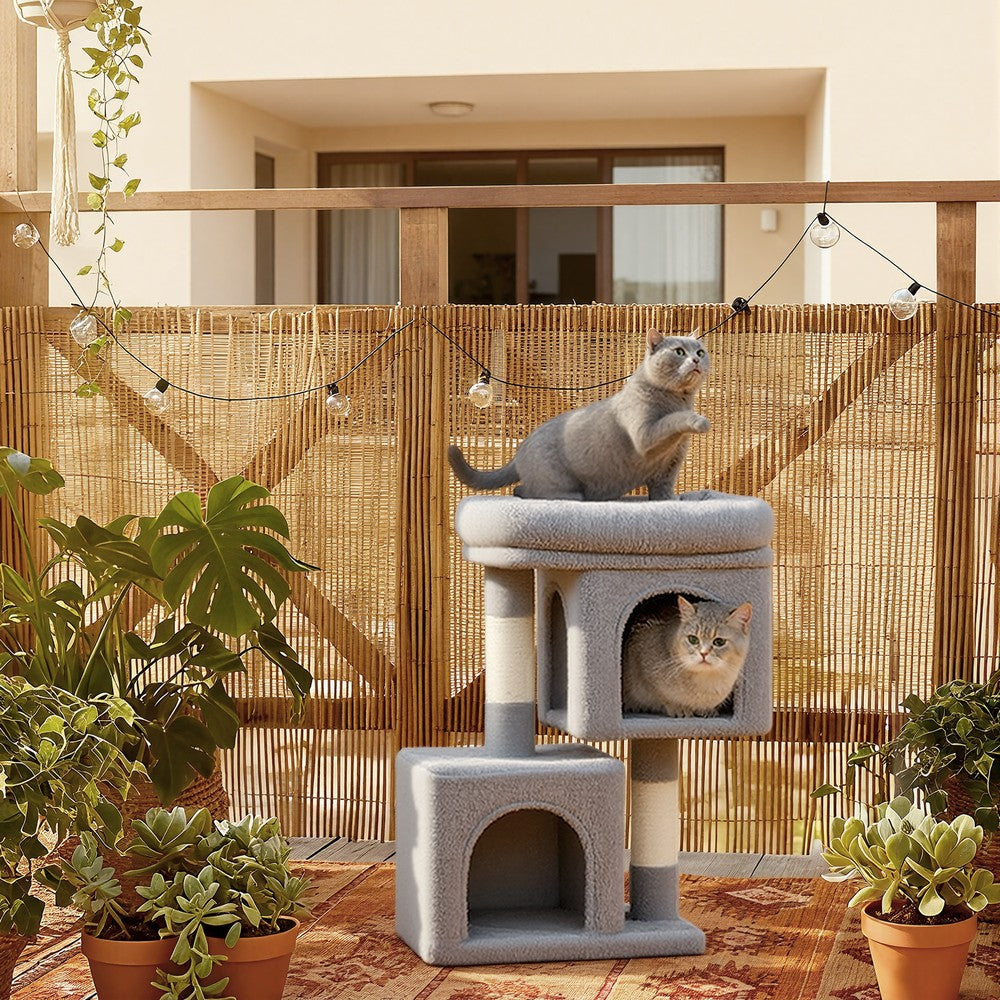 Kleine Krabpaal Met Kattenhol - Laag Instapmodel - Voor Kittens En Senioren