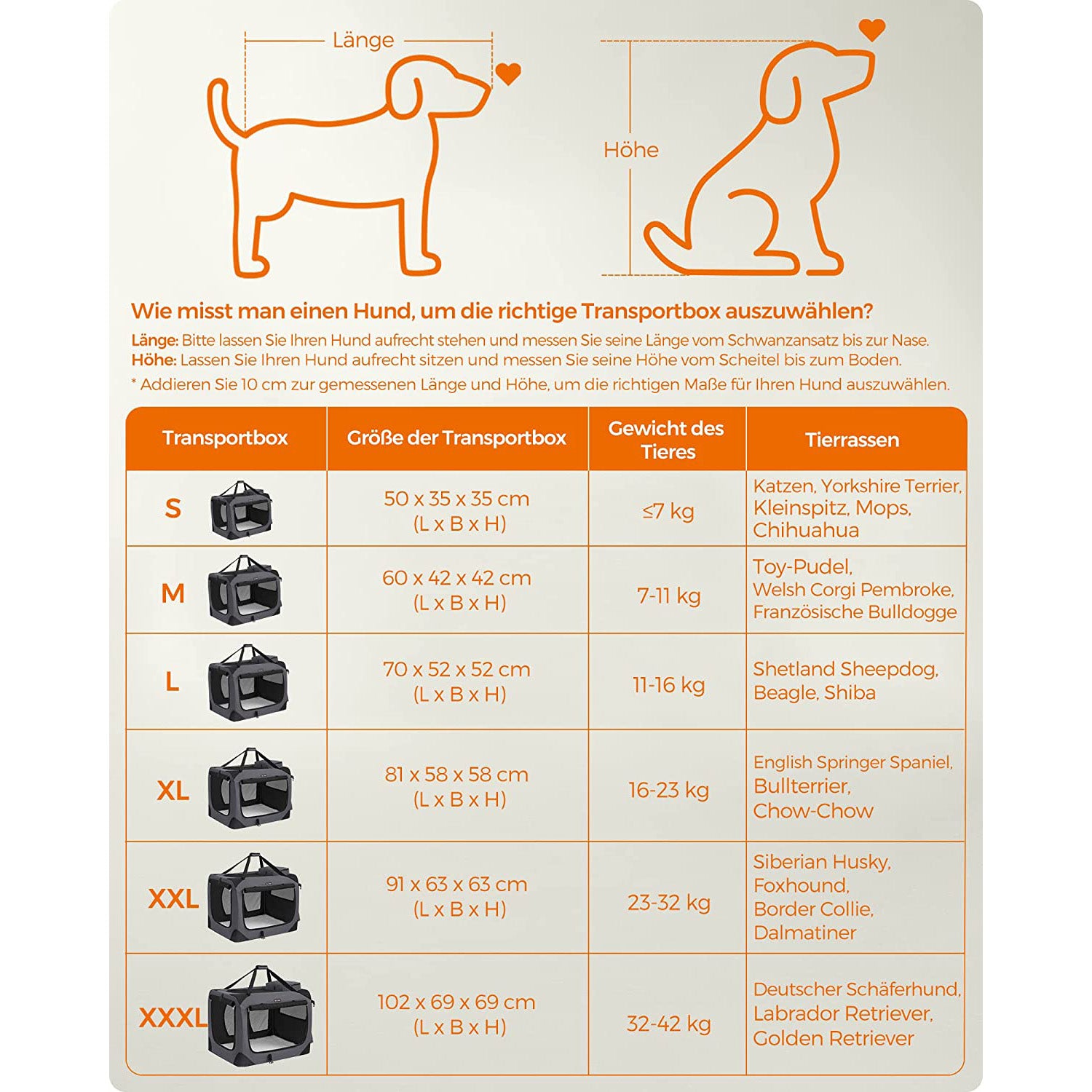Transportbox Voor In De Auto XL - Opvouwbaar Met Pluche Bodem - Voor Middelgrote Honden