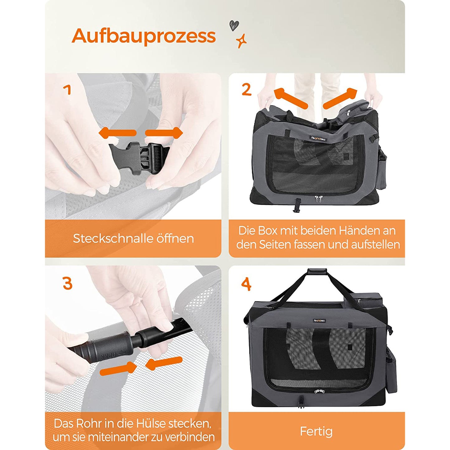 Transportbox Voor In De Auto XL - Opvouwbaar Met Pluche Bodem - Voor Middelgrote Honden