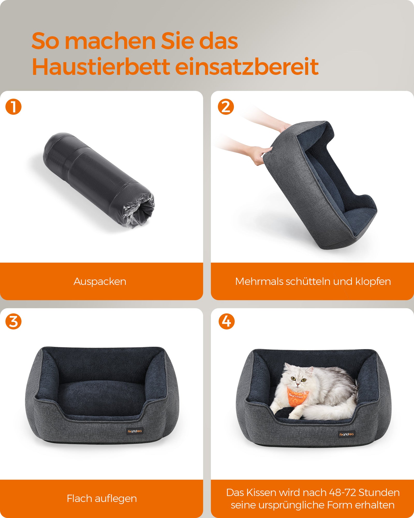 Hondenmand Met Verhoogde Randen S - Linnenlook Met Pluche - Afneembare Hoes