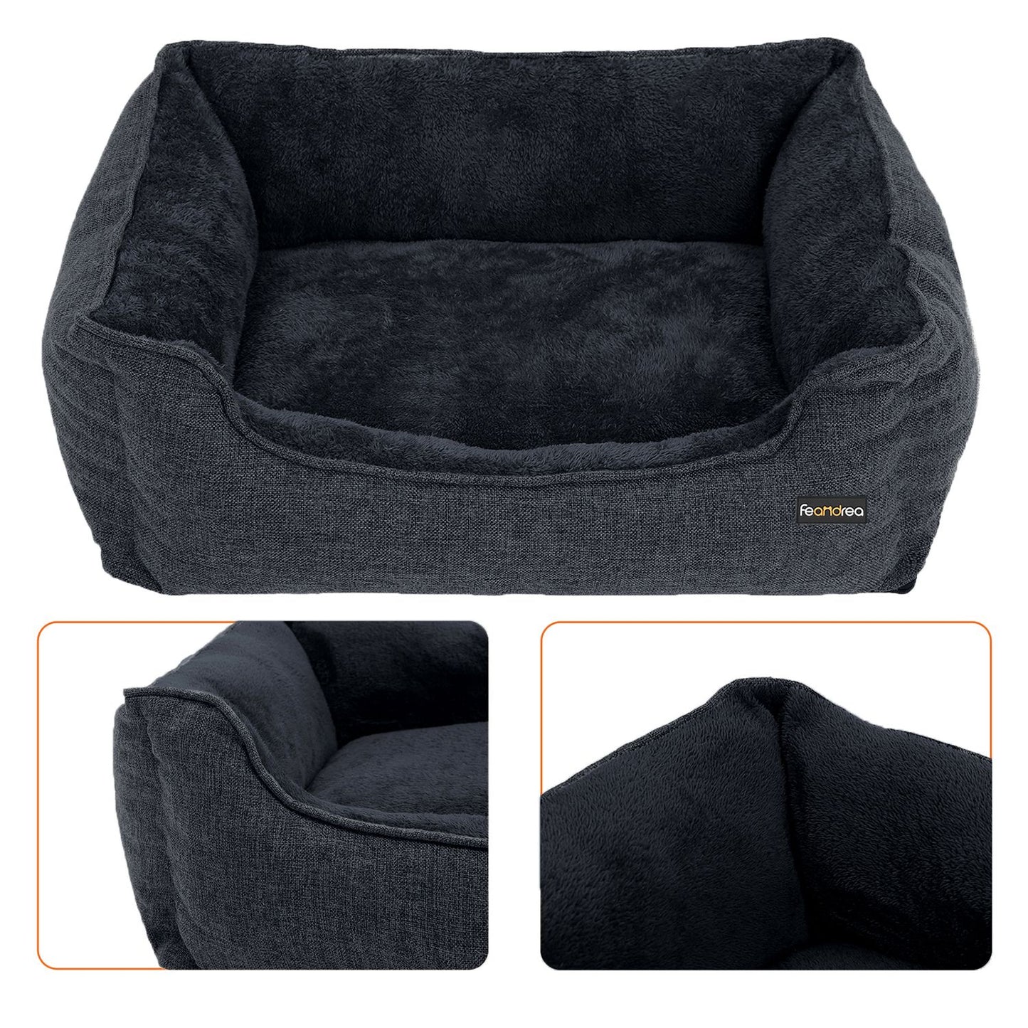 Luxe Hondenmand Voor Middelgrote Honden - Krasvast Pluche - Goed Gepolsterd