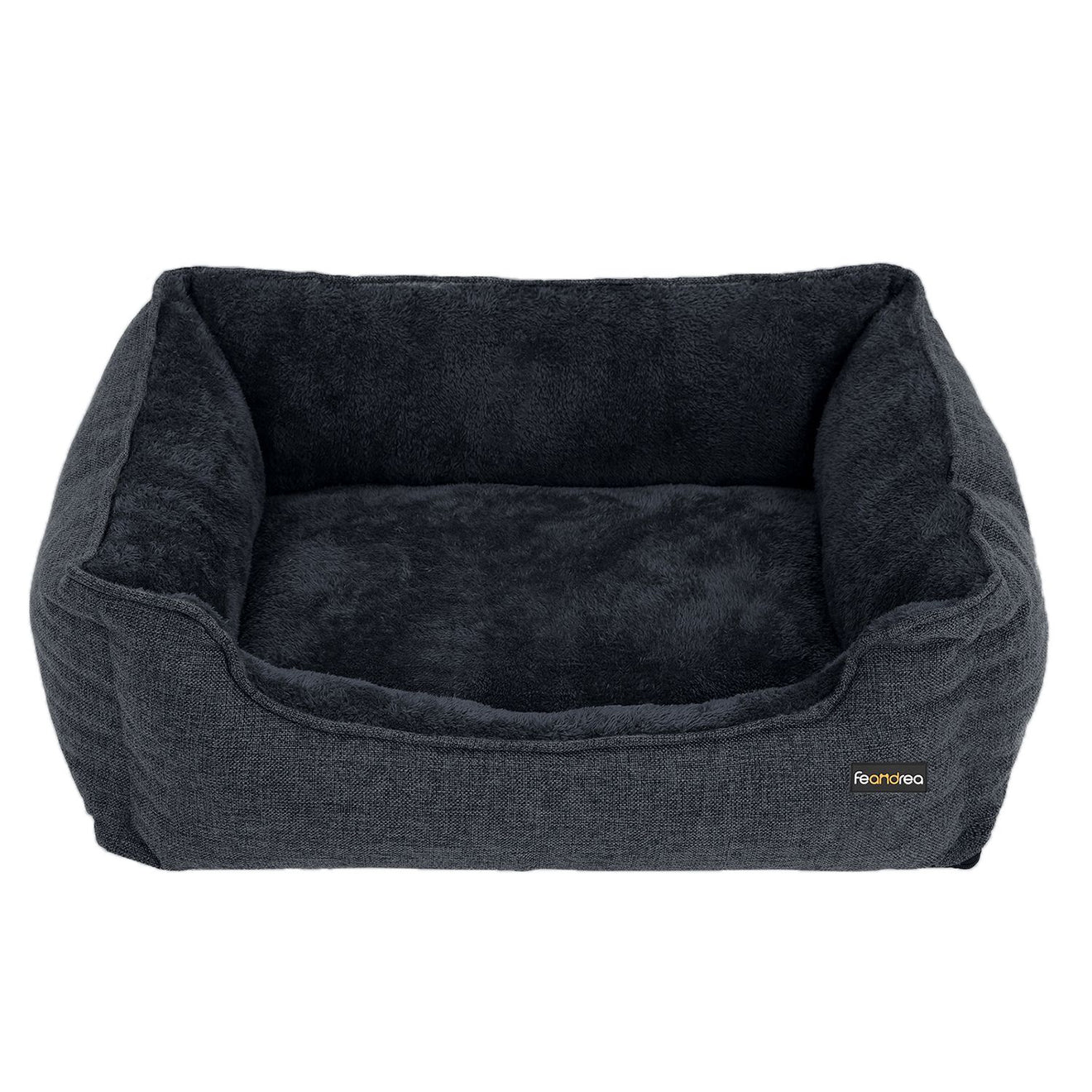 Hondenmand Met Extra Hoge Randen L - Linnenlook - Voor Grote Honden
