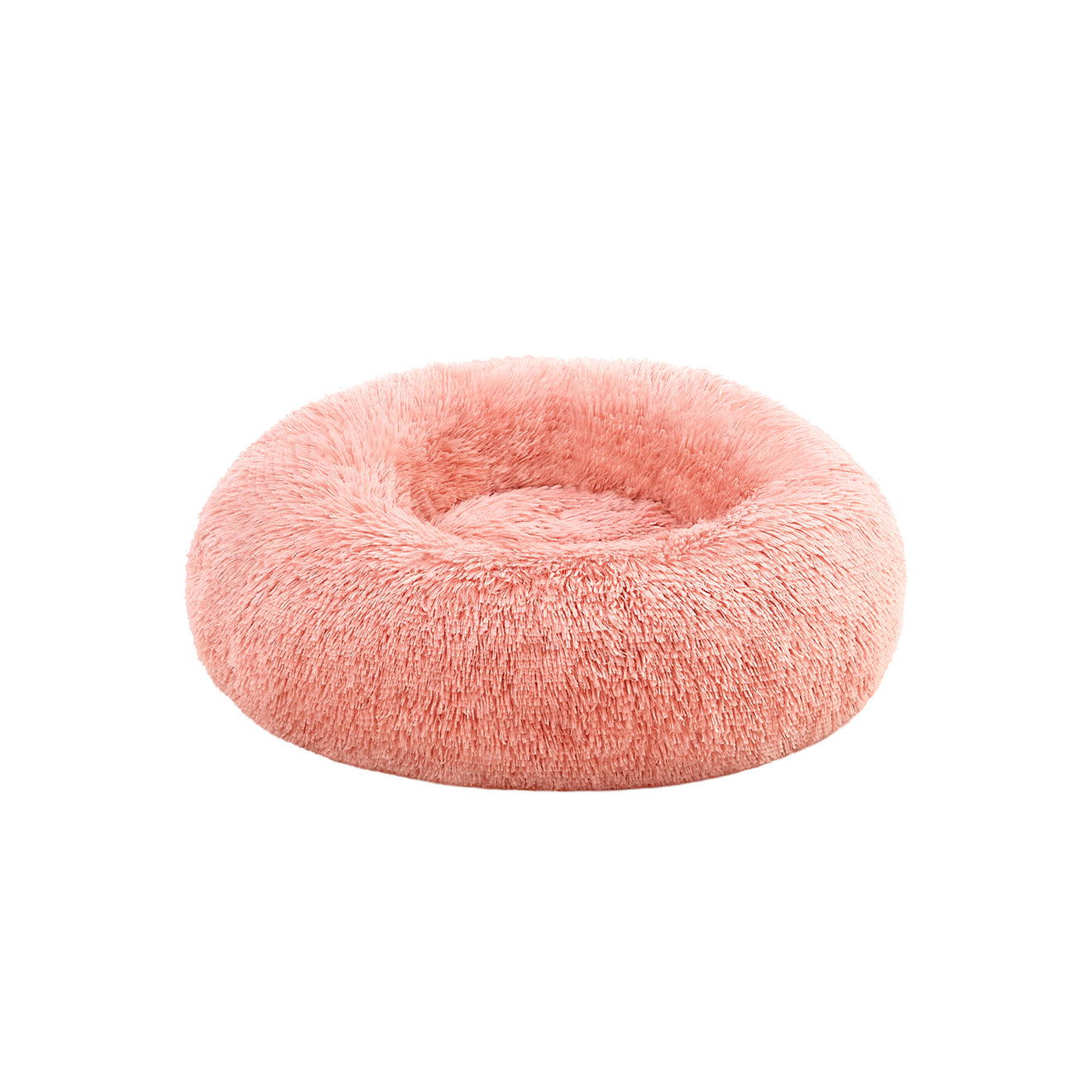 Klein Rond Hondenbedje 50 cm - Uitneembaar Kussen - Voor Puppy's En Katten
