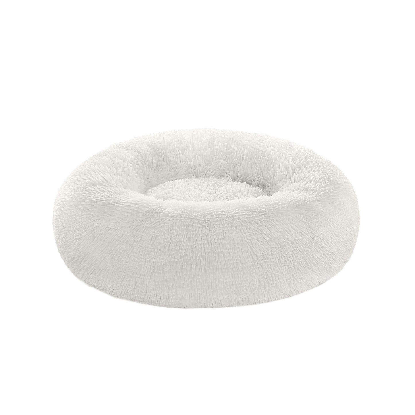 Klein Donut Hondenbed 60 cm - Zacht Pluche - In 7 Kleuren