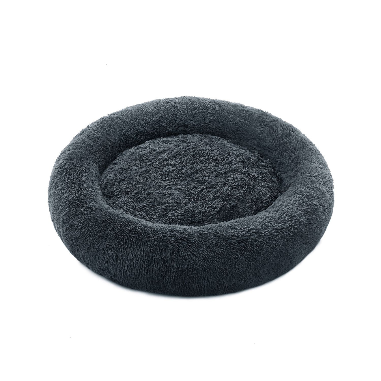 Rond Hondenbed Met Uitneembaar Middenkussen - Ritssluiting - Stevig Pluche