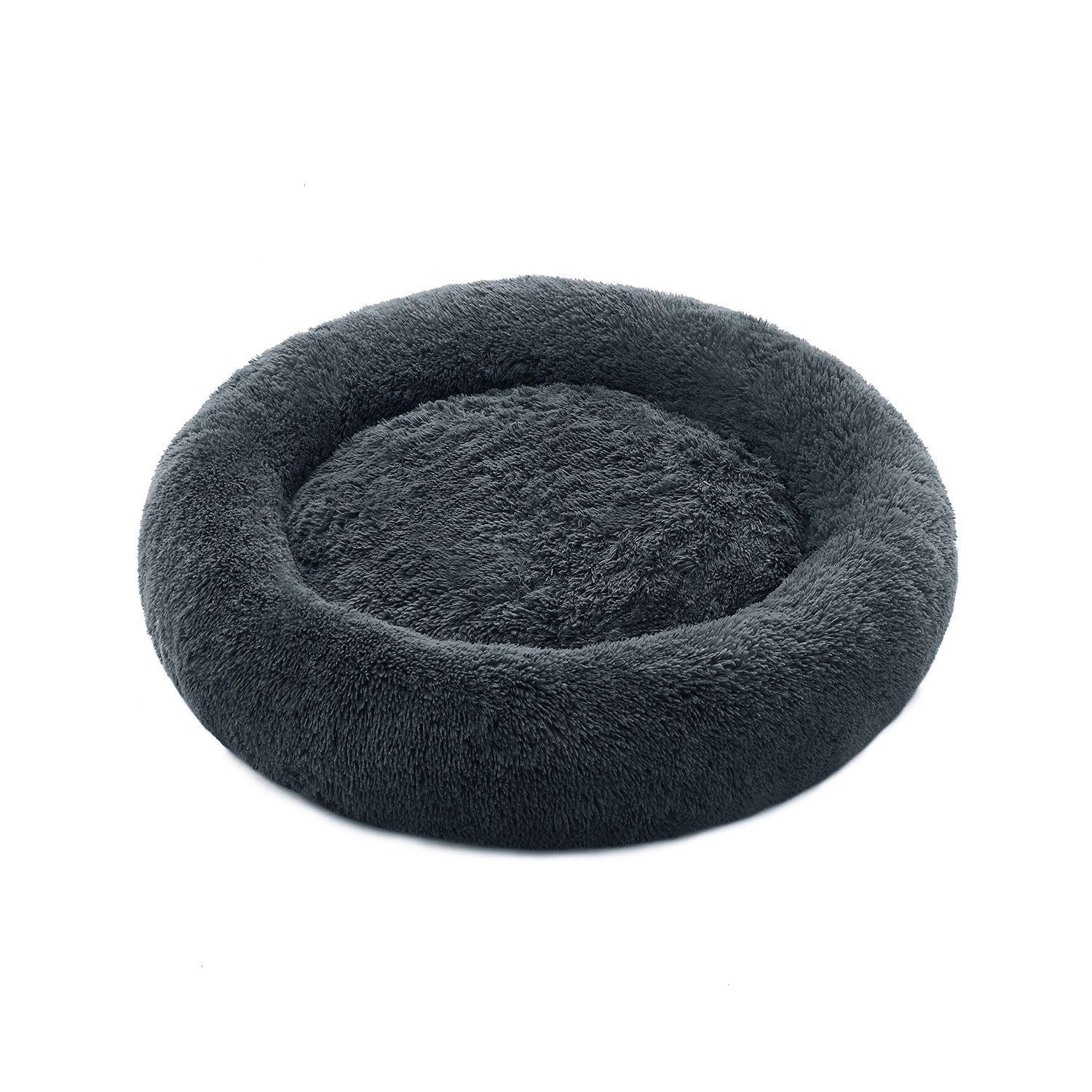 Rond Hondenbed Met Uitneembaar Middenkussen - Ritssluiting - Stevig Pluche