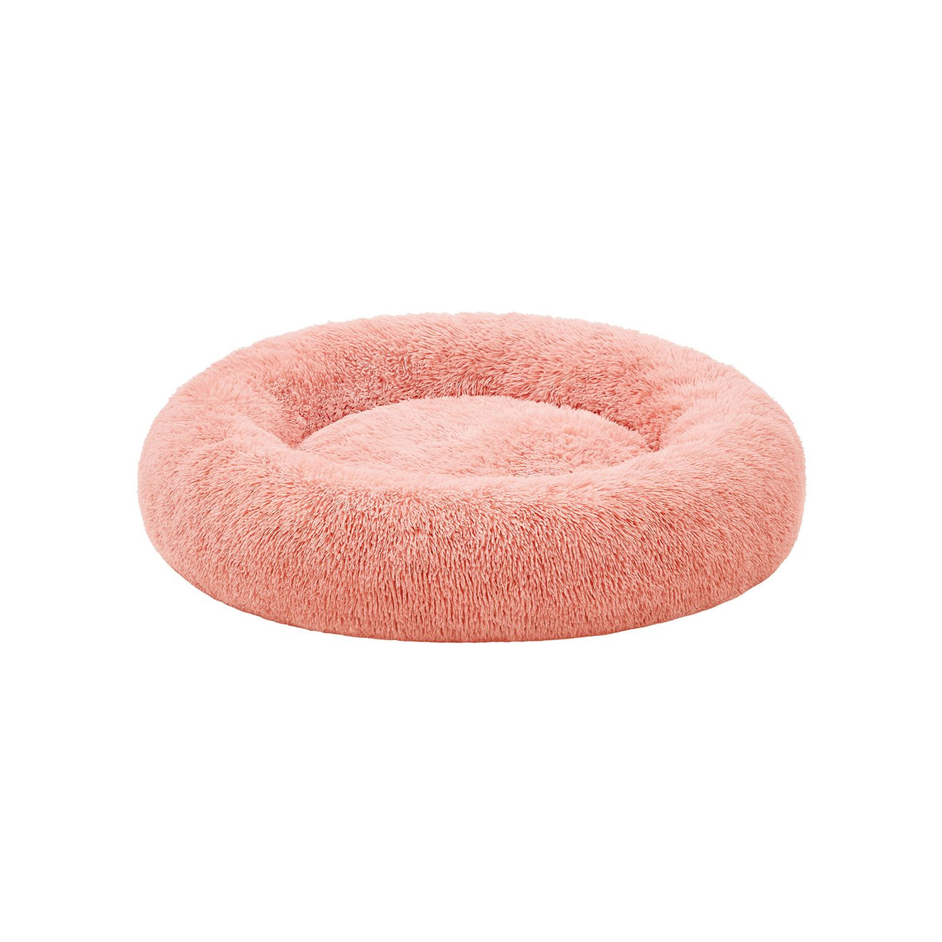 Rond Hondenbed Met Uitneembaar Middenkussen - Ritssluiting - Stevig Pluche