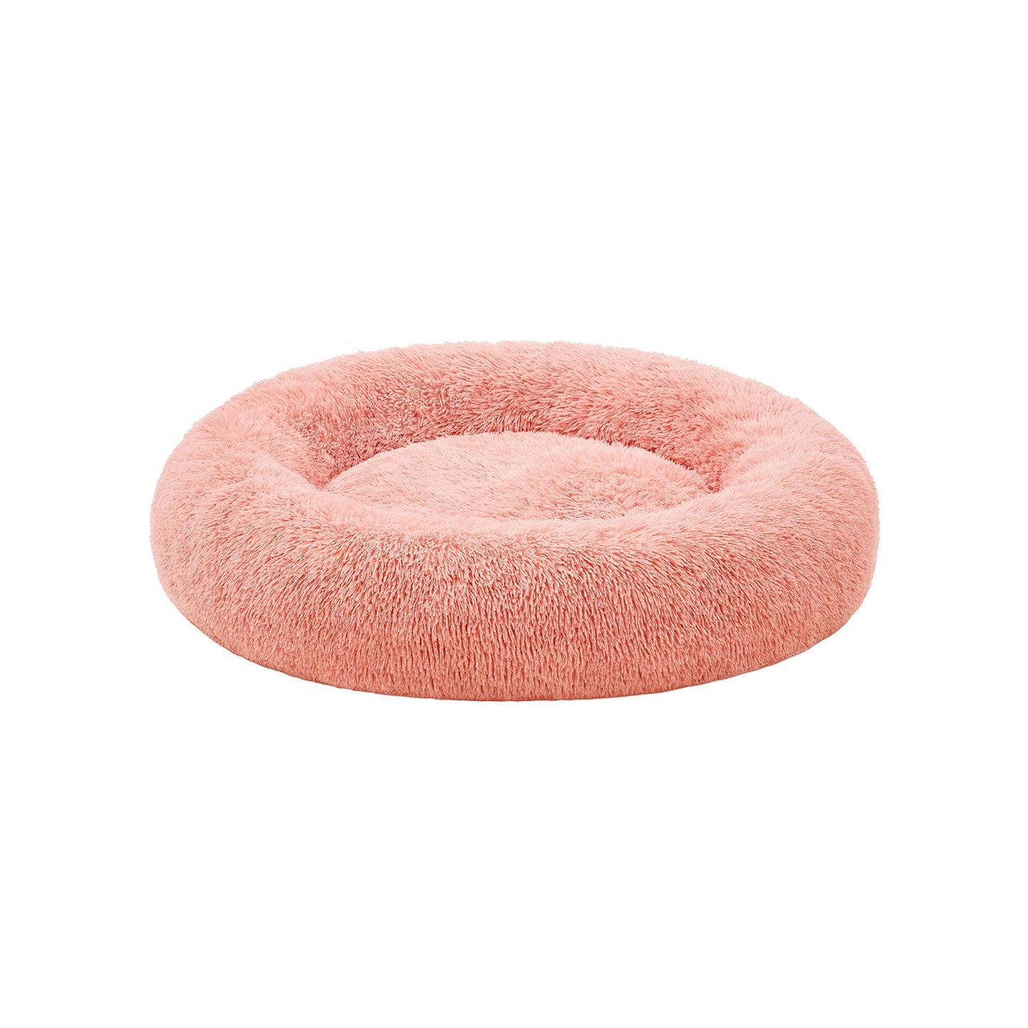 Rond Hondenbed Met Uitneembaar Middenkussen - Ritssluiting - Stevig Pluche