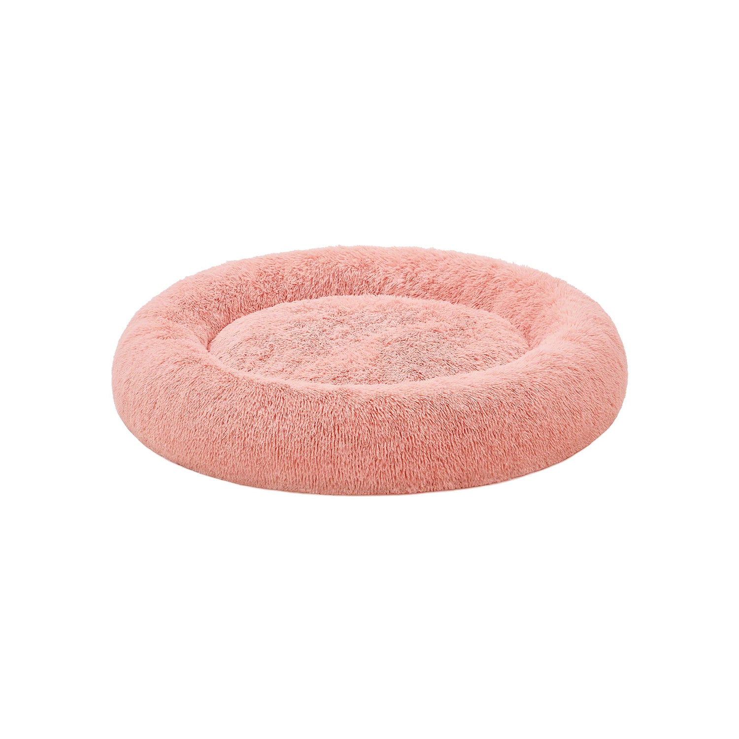 Groot Rond Hondenbed 120 cm - Uitneembaar Middenkussen - Stevig Pluche