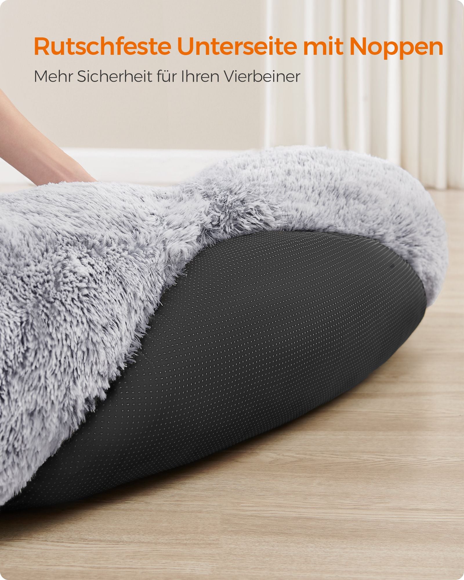 Extra Groot Rond Hondenbed 140 cm - Uitneembaar Middenkussen - Voor Grote Honden