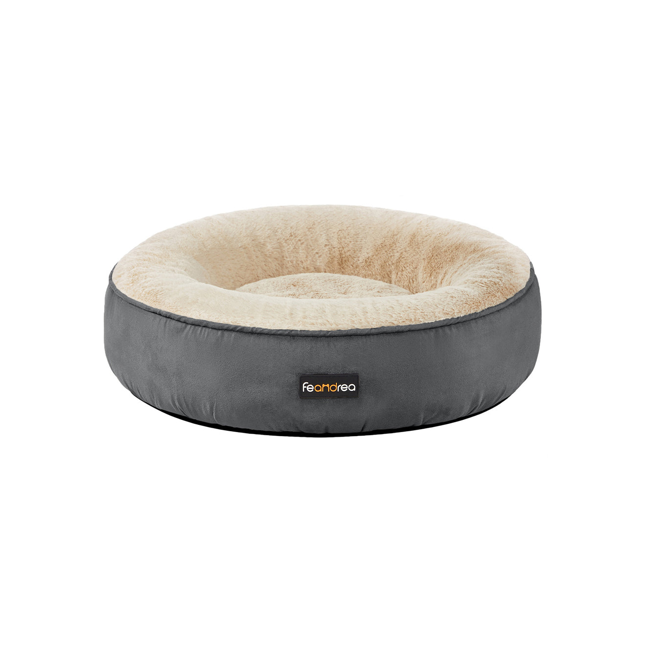 Pudding-Donut Hondenbedje 50 cm - Voor Puppy's En Katten - Zacht Pluche