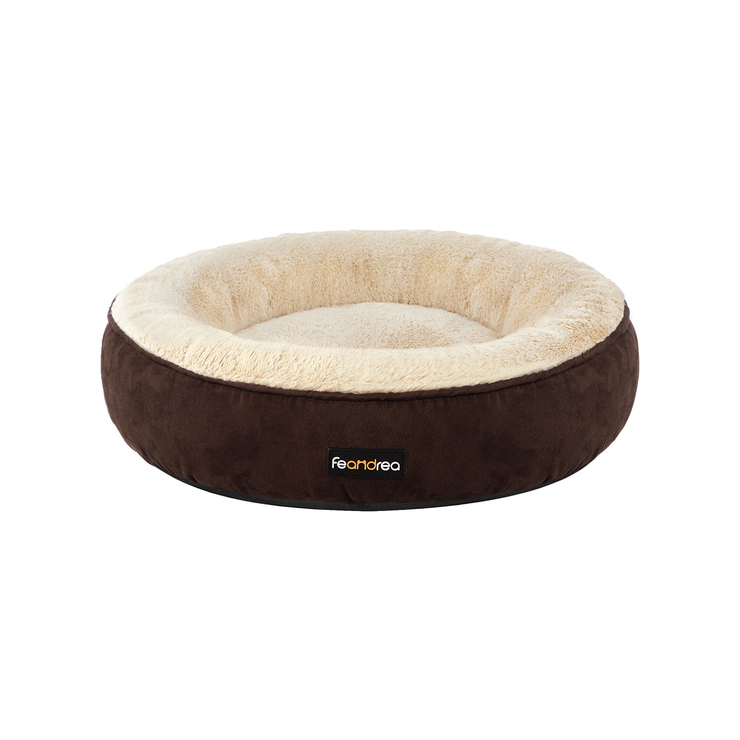 Pudding-Donut Hondenbedje 50 cm - Voor Puppy's En Katten - Zacht Pluche