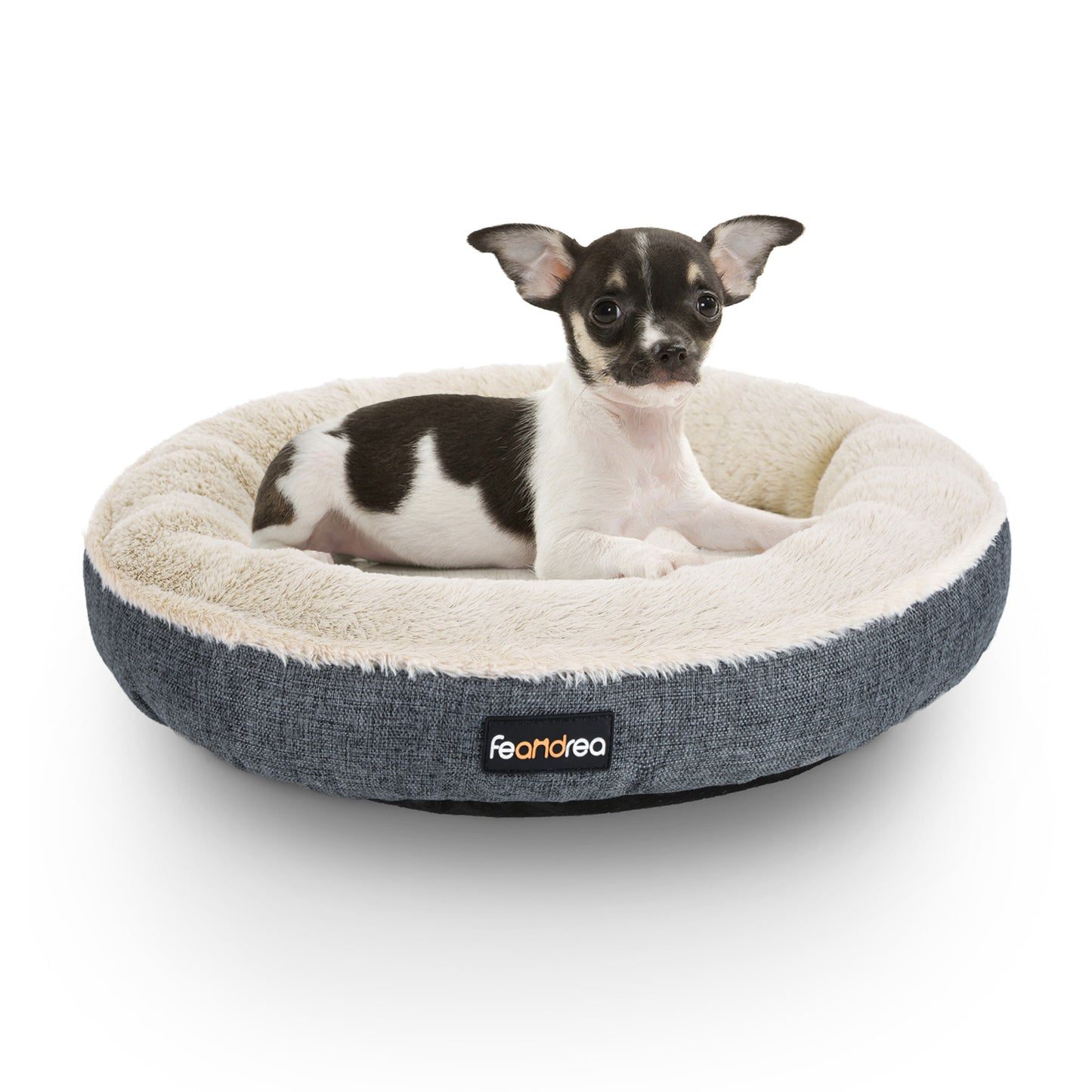 Donut Hondenbed 55 cm Met Memory Schuimvlokken - Extra Zachte Vulling - Antislip