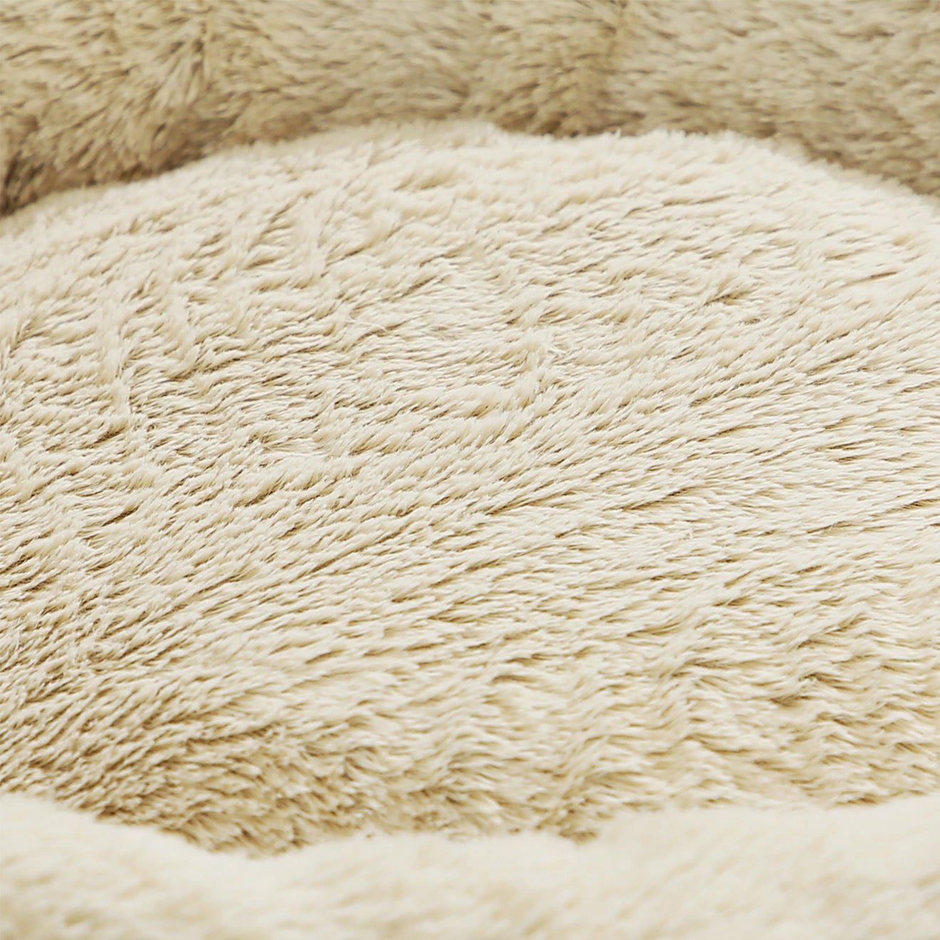 Donut Hondenbed 55 cm Met Memory Schuimvlokken - Extra Zachte Vulling - Antislip