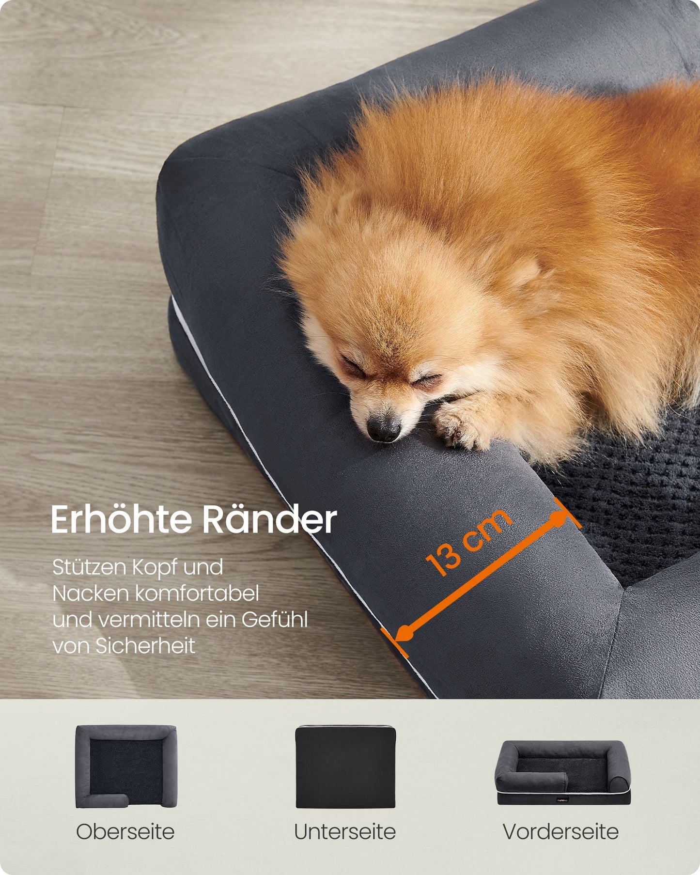 Compact Orthopedisch Hondenbed Met Schuimkern - Waterafwerend - Voor Kleine Honden