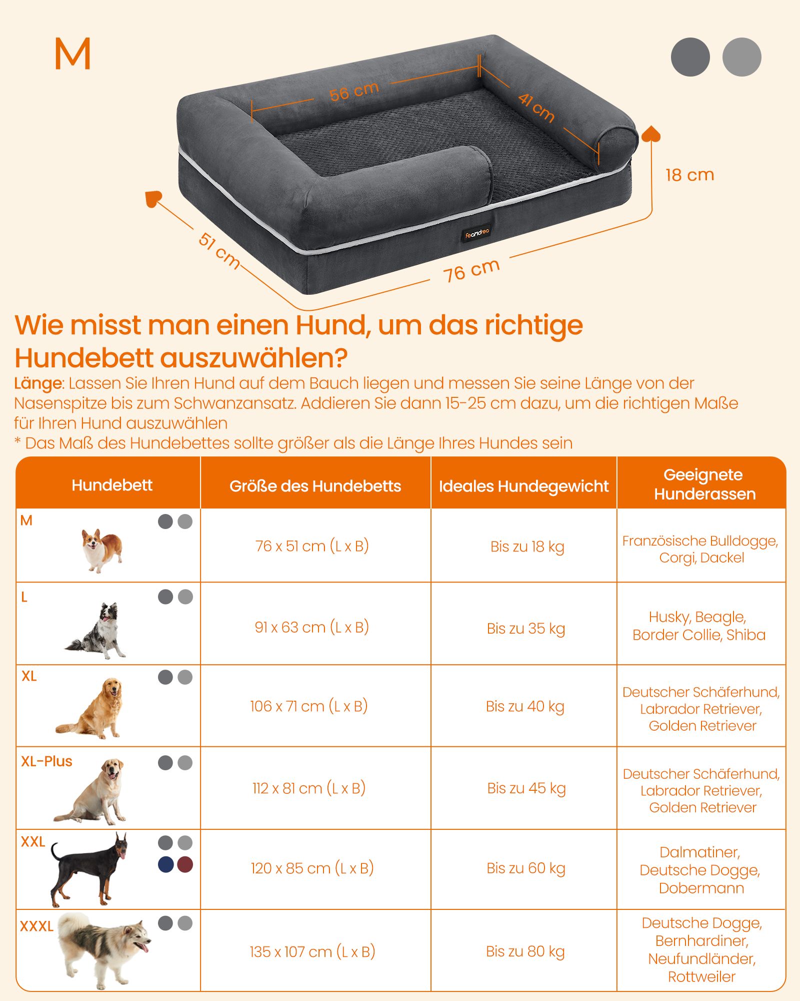 Compact Orthopedisch Hondenbed Met Schuimkern - Waterafwerend - Voor Kleine Honden
