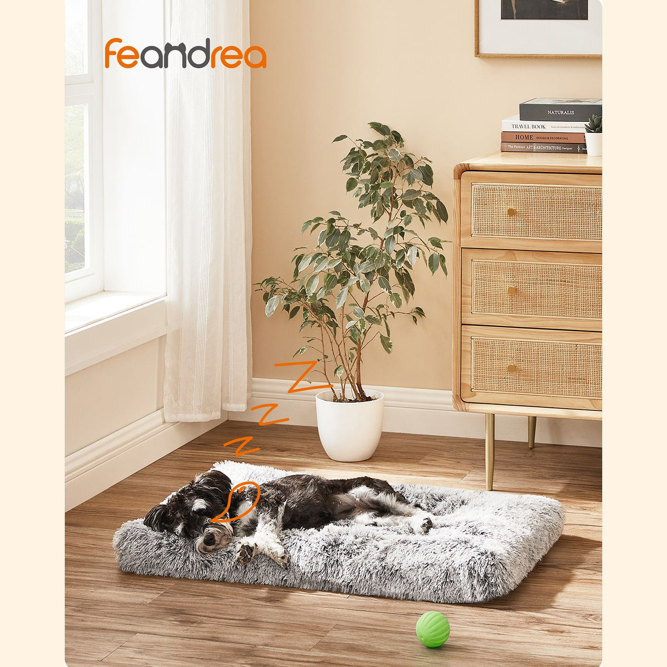 Fluffy Hondenmatras M - Zacht Pluche - Voor Bench En Transportbox