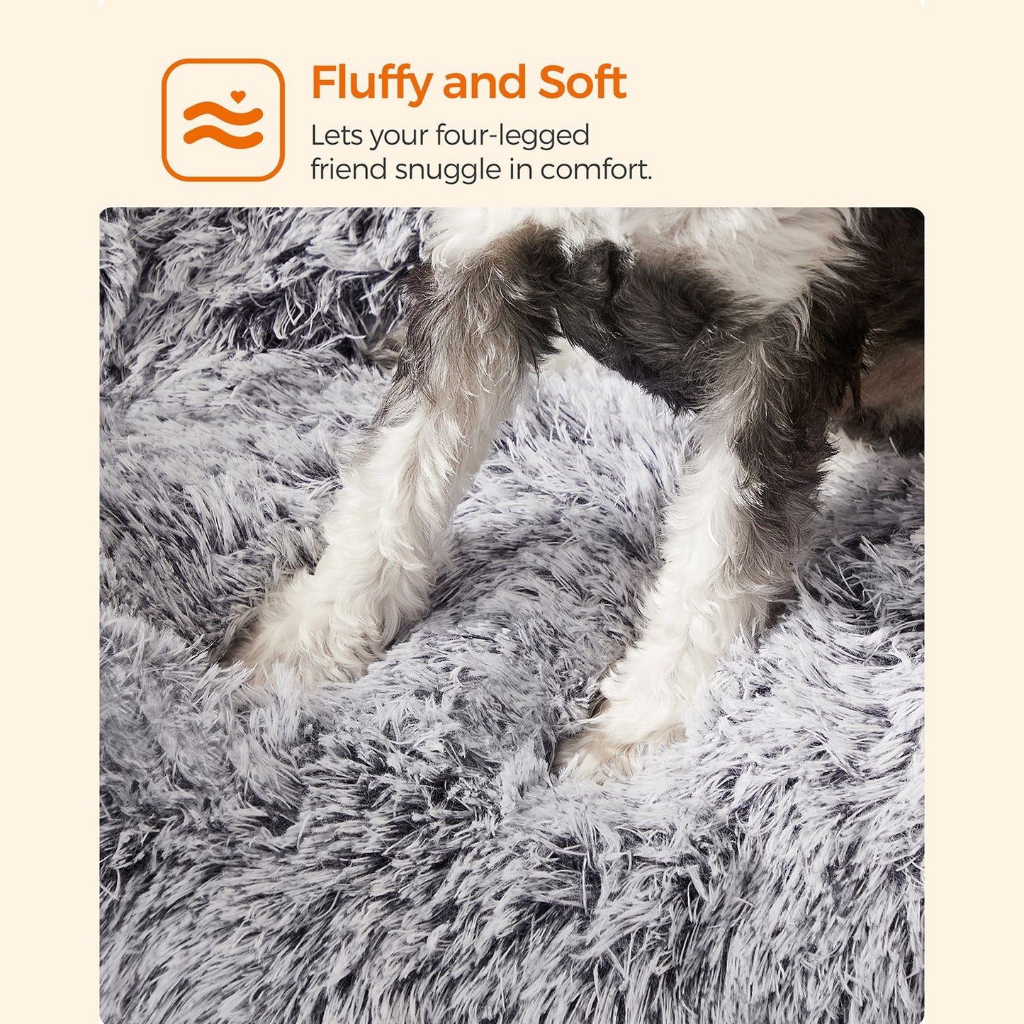Fluffy Hondenmatras M - Zacht Pluche - Voor Bench En Transportbox