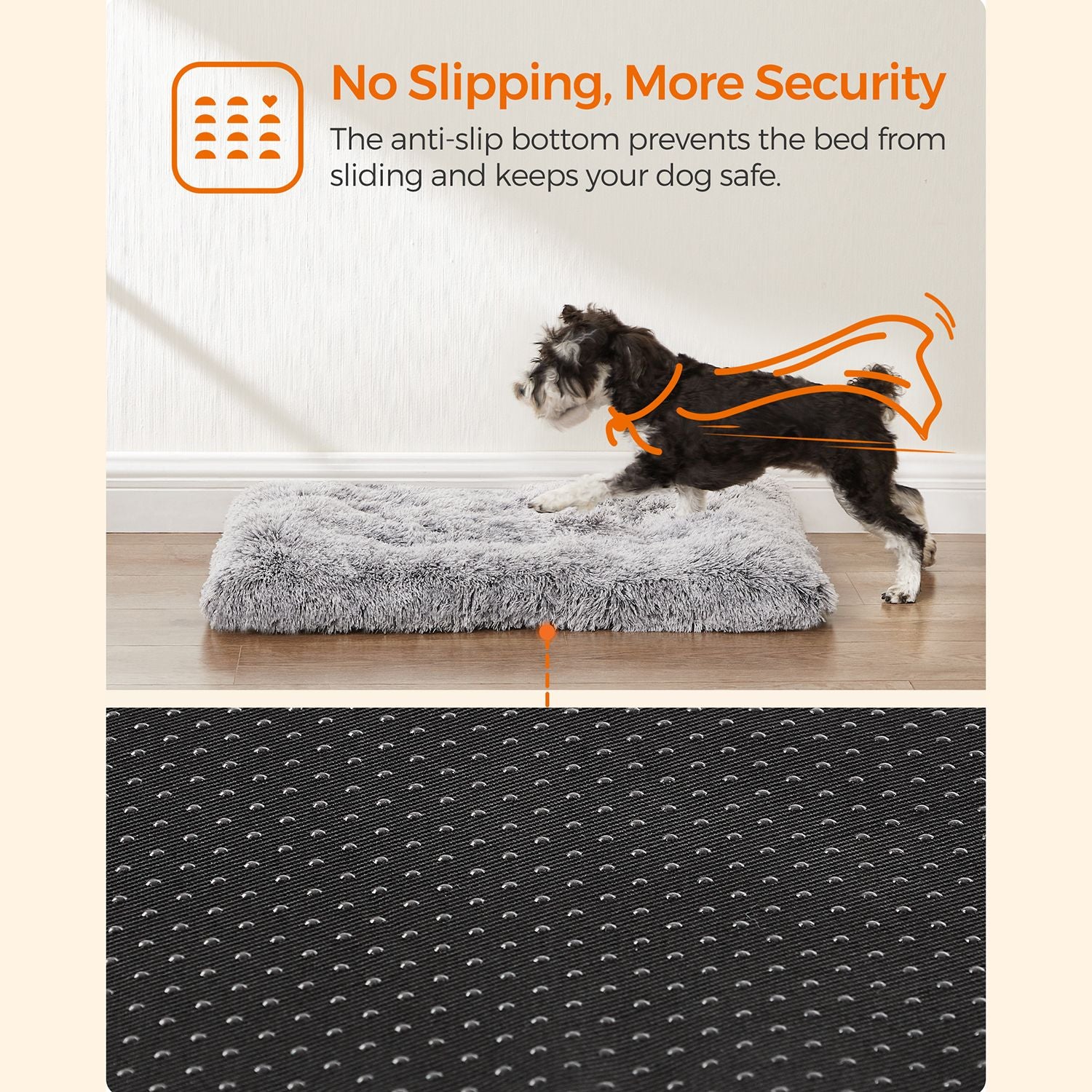 Fluffy Hondenmatras M - Zacht Pluche - Voor Bench En Transportbox