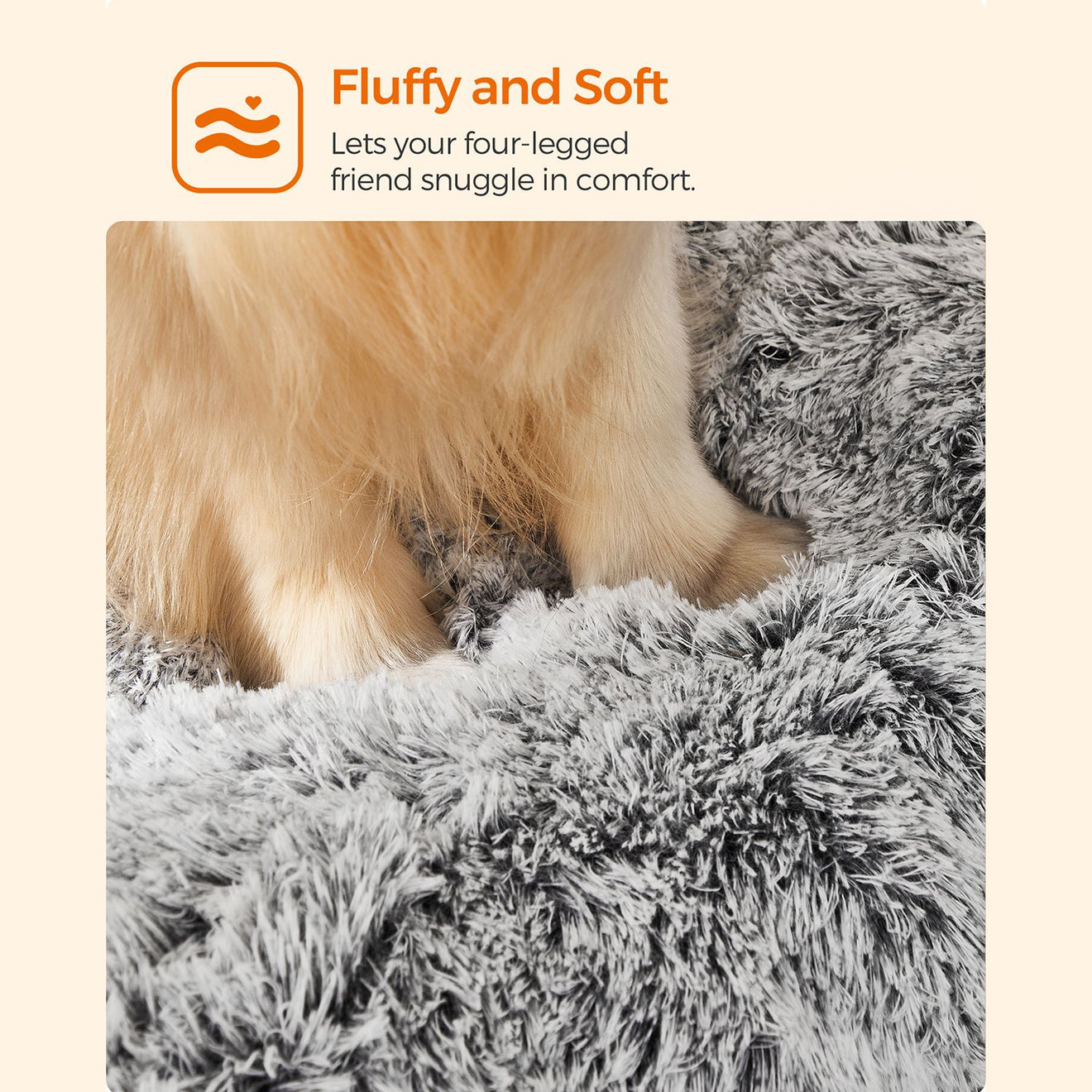 Fluffy Hondenmatras XXL - Dik Gevuld - Voor Bench En Grote Honden