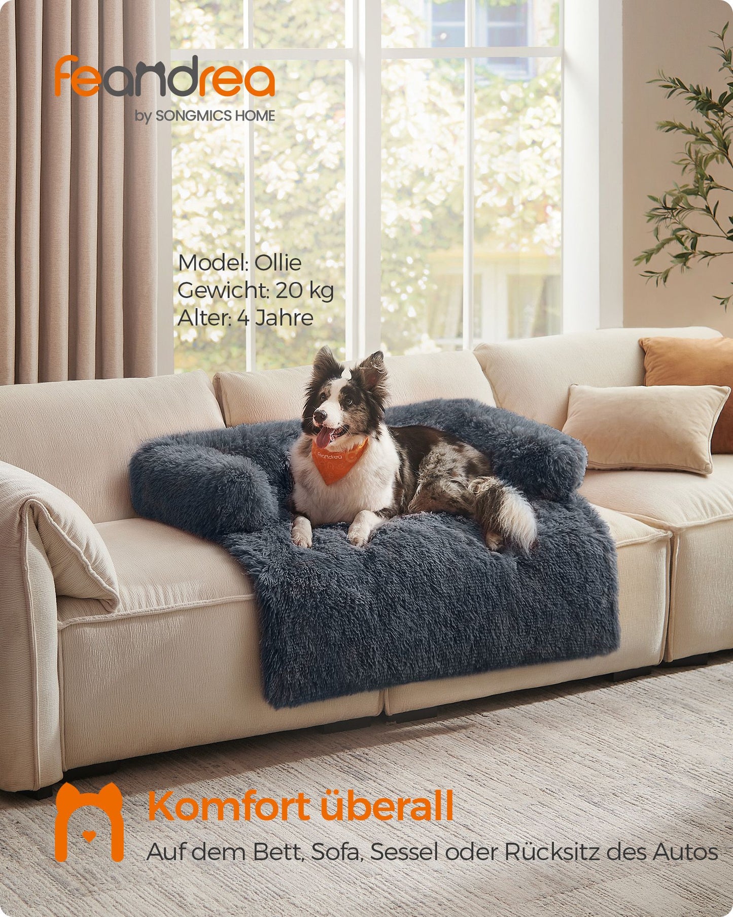 Bankbeschermend Hondenbed XL - Waterdichte Onderzijde - Voor Grote Honden