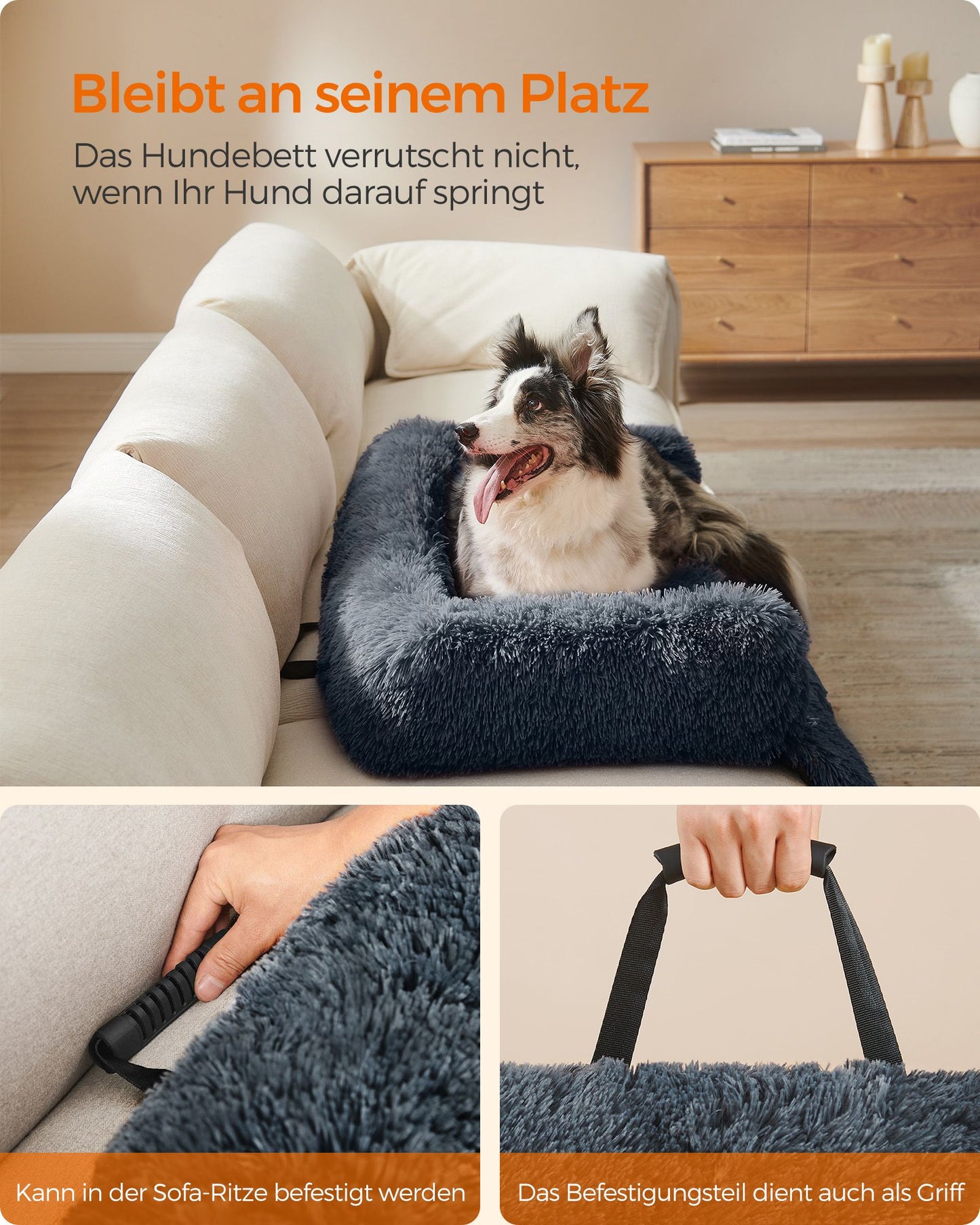 Bankbeschermend Hondenbed XL - Waterdichte Onderzijde - Voor Grote Honden