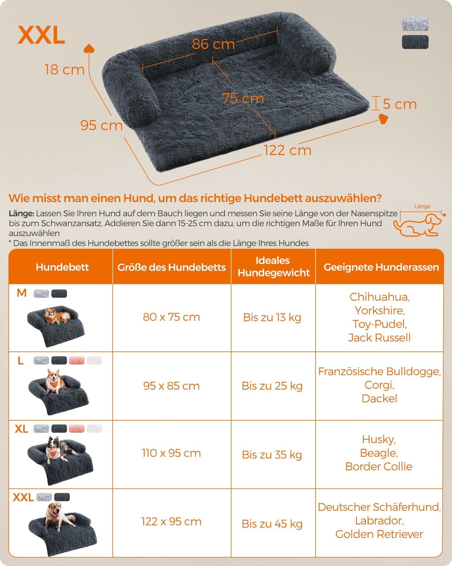 Bankbeschermend Hondenbed XXL - Waterdichte TPU-Laag - Antislip Met Greep