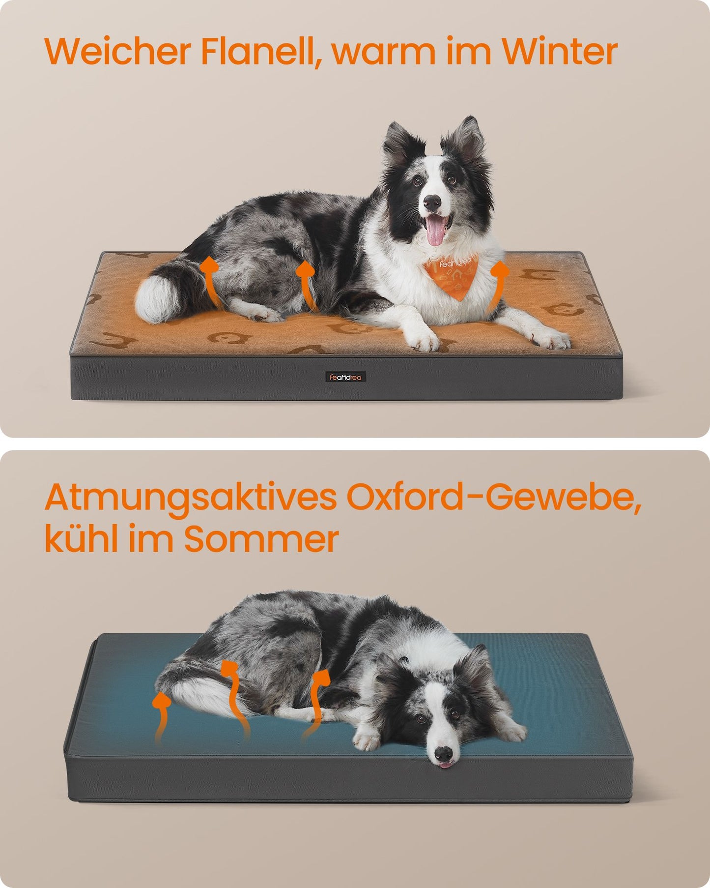 Orthopedisch Hondenmatras XL Met Draaggreep - Noppenschuim - Voor Grote Honden