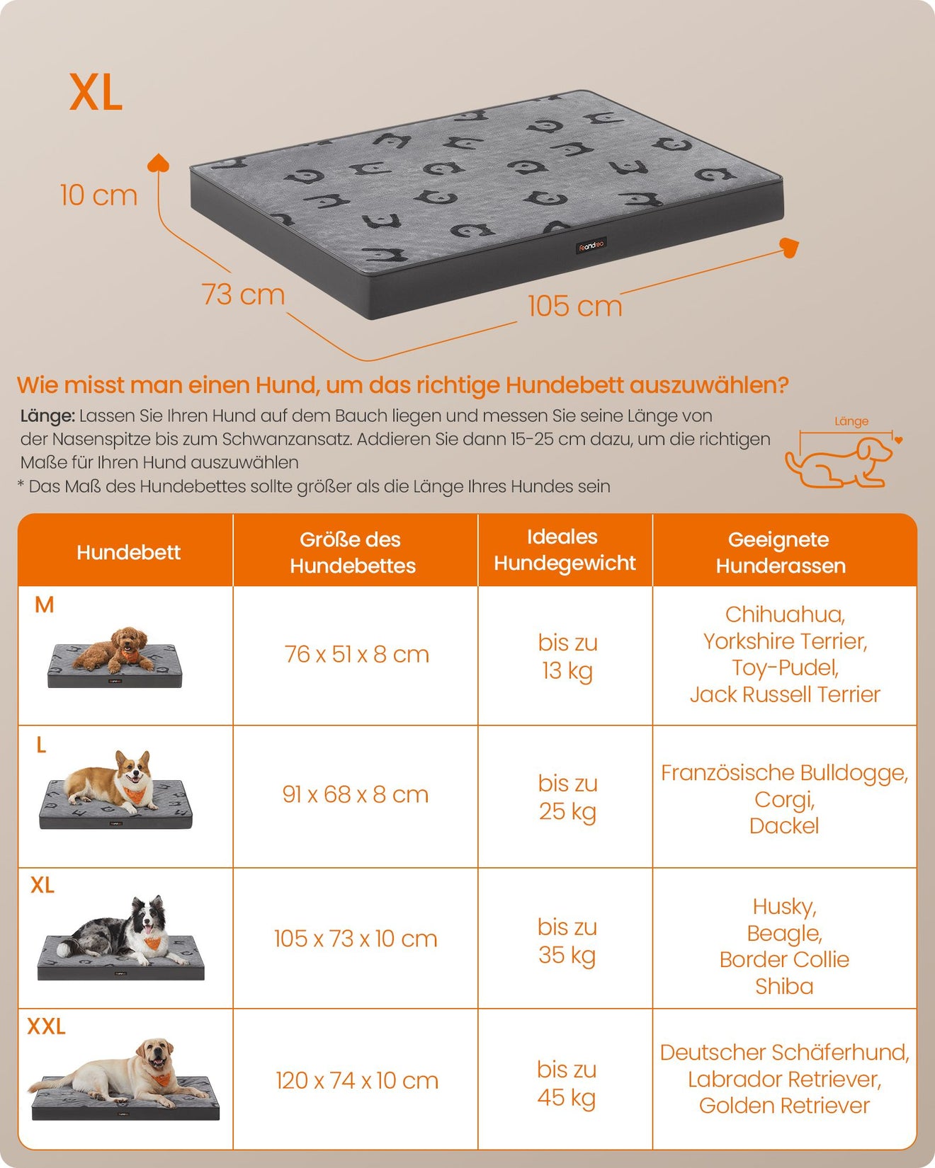 Orthopedisch Hondenmatras XL Met Draaggreep - Noppenschuim - Voor Grote Honden