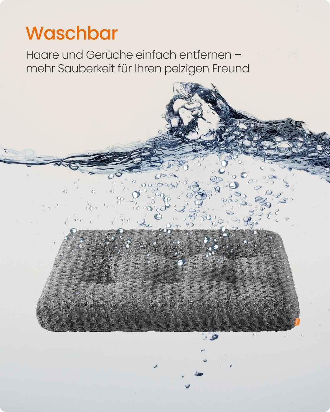 Hondenbed Met Rozenpatroon Pluche - Verhoogde Randen - Maat L