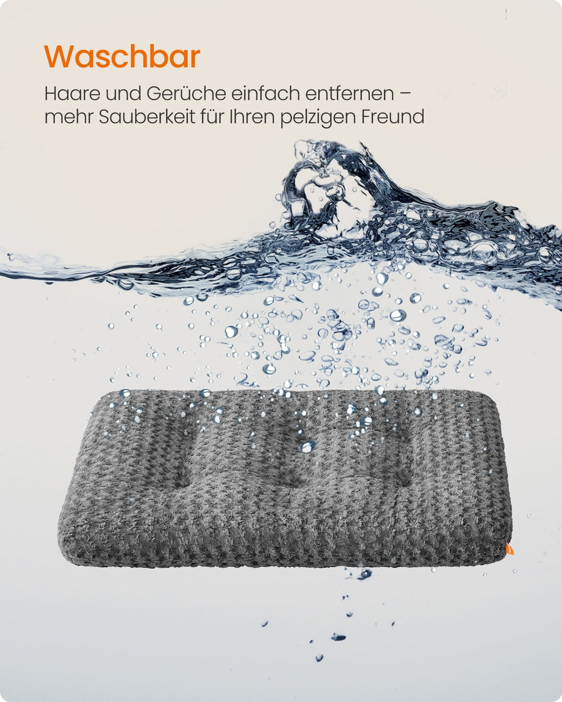Hondenbed Met Rozenpatroon Pluche - Antislip Noppen - Maat XL