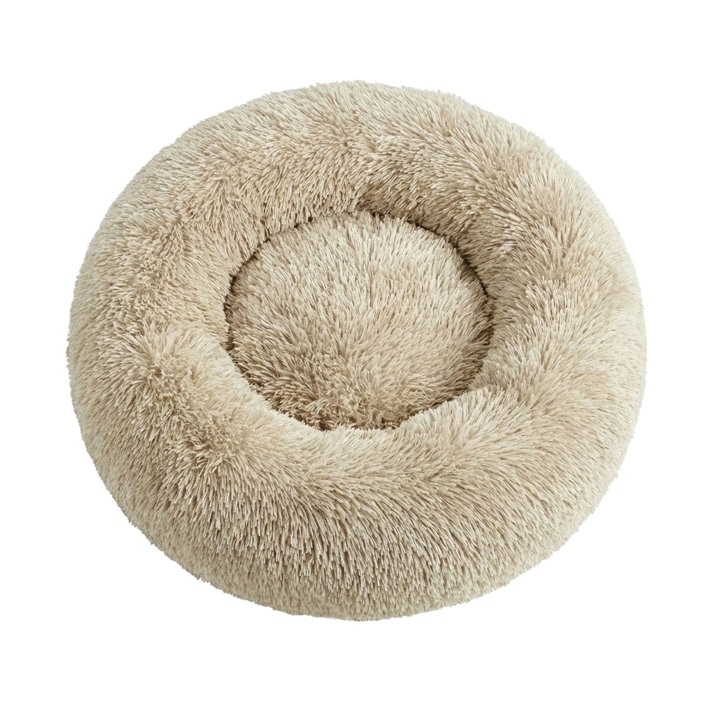 Klein Donut Hondenbed 60 cm - Zacht Pluche - In 7 Kleuren