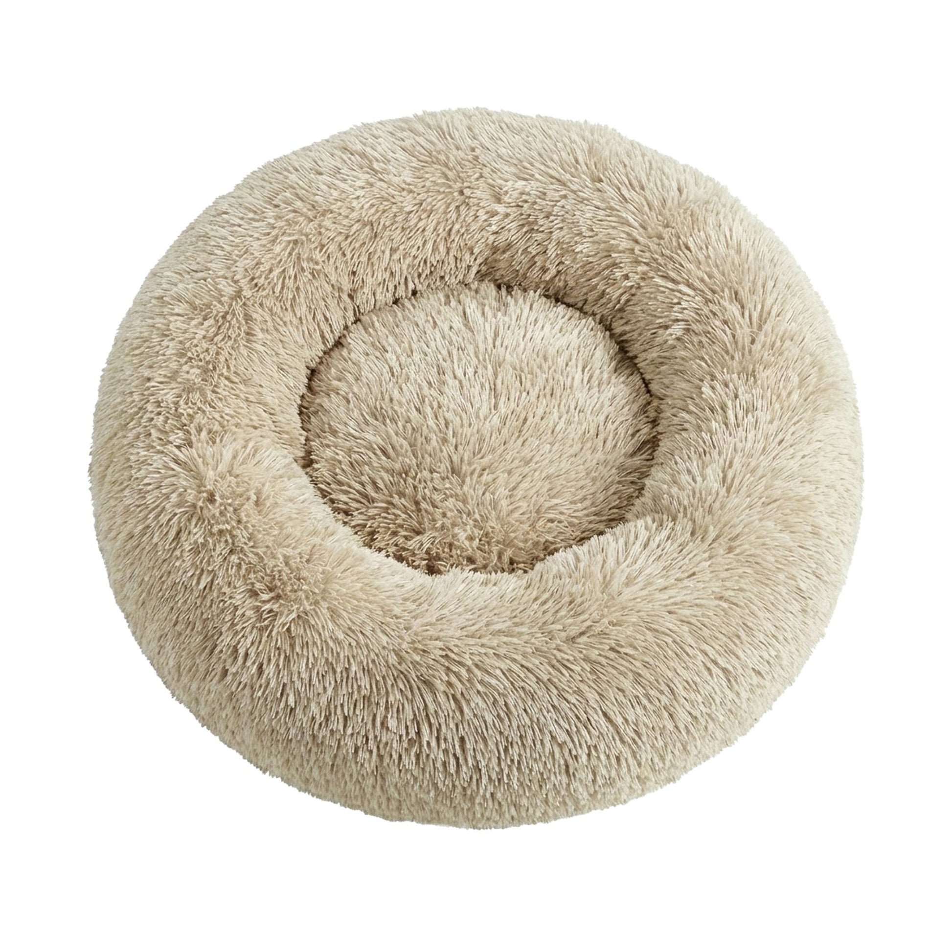 Klein Donut Hondenbed 60 cm - Zacht Pluche - In 7 Kleuren