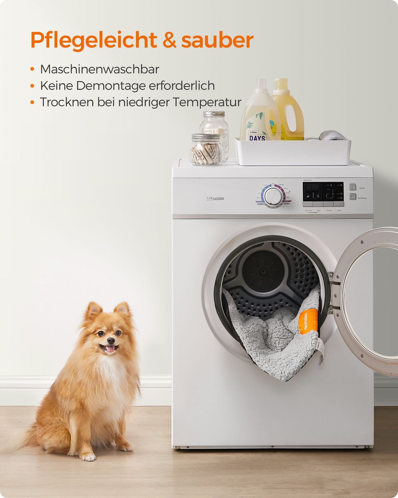 Zelfverwarmende Kattendeken S - Sherpa Met Warmtereflectie - Zonder Stroom