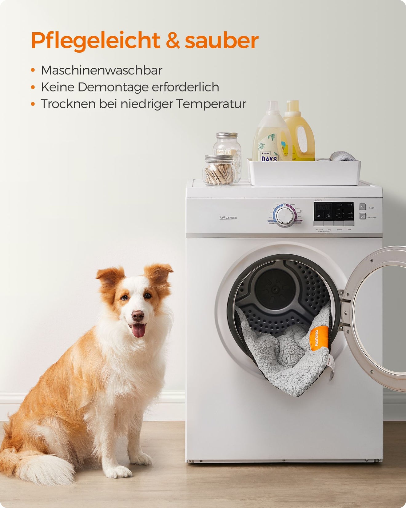 Zelfverwarmende Hondendeken L - Warmtereflecterende Kern - Antislip