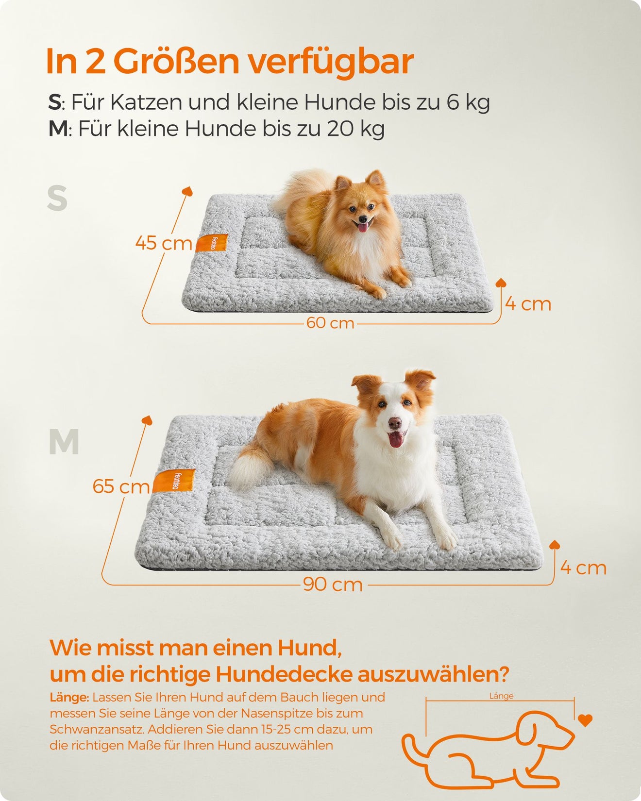 Zelfverwarmende Hondendeken L - Warmtereflecterende Kern - Antislip