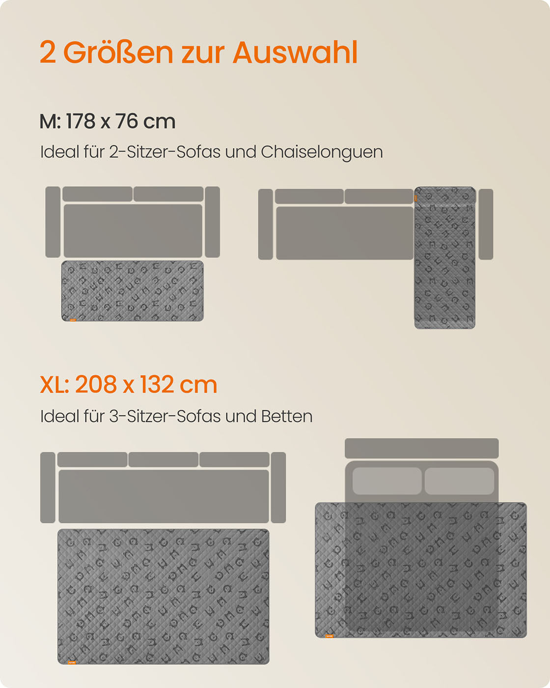Waterdichte Hondendeken Voor Bank - Zachte Microvezel - Antislip Onderzijde
