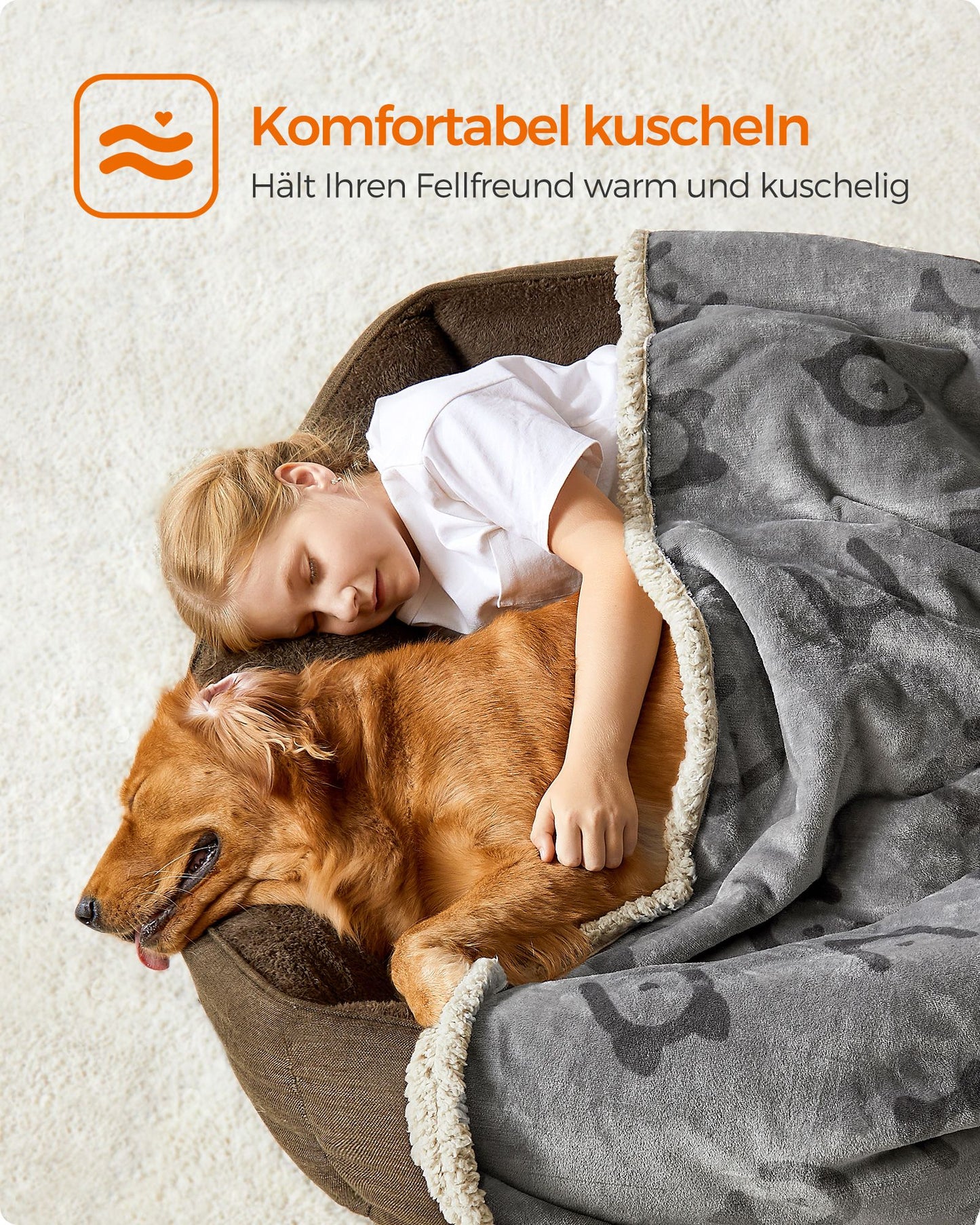 Waterdichte Hondendeken XXL - Voor Tweepersoonsbed - Sherpa En Flanel