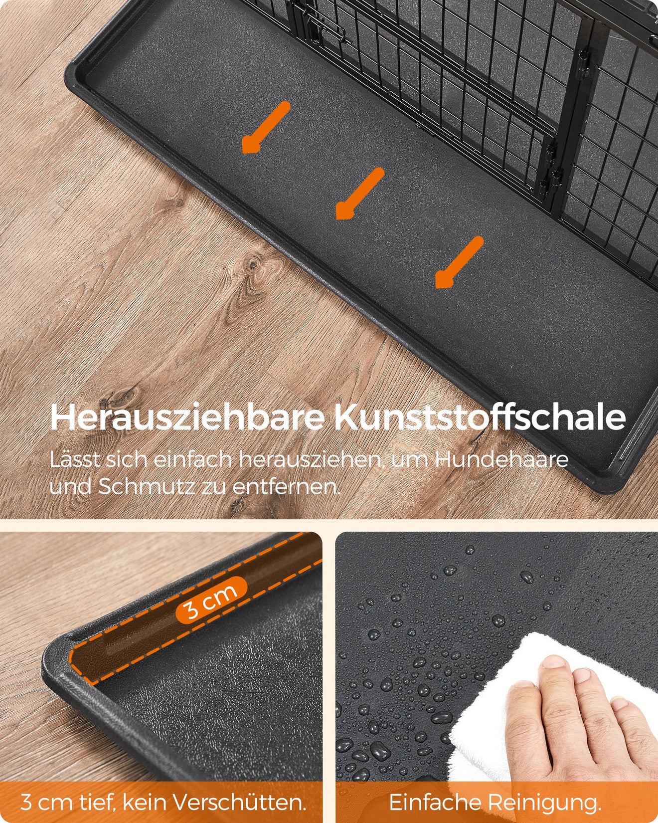 Zware Hondenbench XL Met Dubbele Deuren - Hoogbelastbaar Staal - Voor Sterke Honden